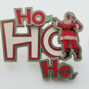 2007 Coca-Cola Santa Trading Pin Lapel Ho Ho Ho